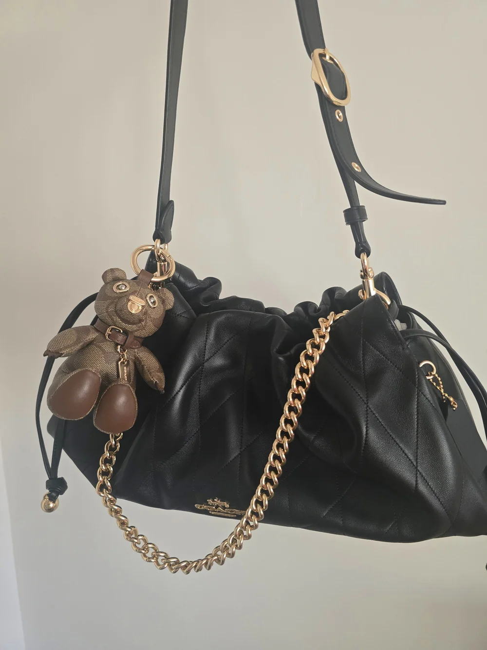 Coach Collectible Brown Teddy Bear Charm - NWOT